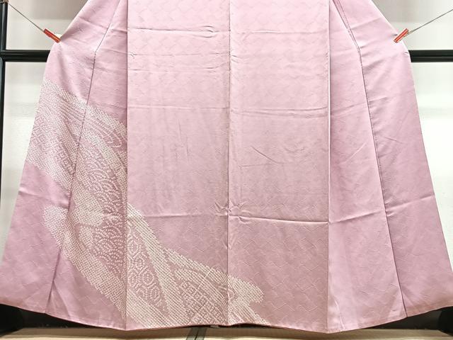 平和屋着物■訪問着　絞り　流水文　正絹　逸品　CABJ8119xe