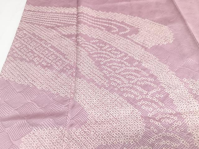 平和屋着物■訪問着　絞り　流水文　正絹　逸品　CABJ8119xe