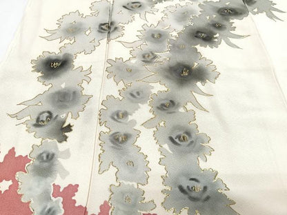 平和屋着物■訪問着　舞花文　金彩　正絹　逸品　CABJ8121xe