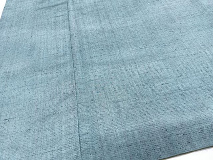 平和屋着物■上質な紬　御召御納戸色　正絹　逸品　CABJ8129xe