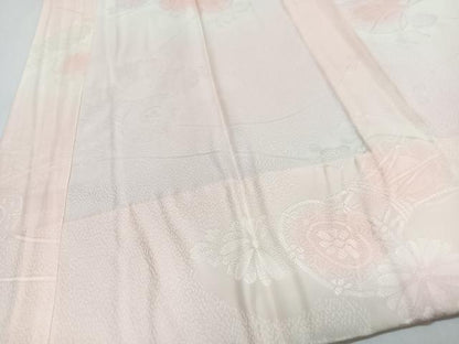 平和屋着物■長襦袢　袷　花鼓地紋　暈し染め　正絹　逸品　CABJ8131xe