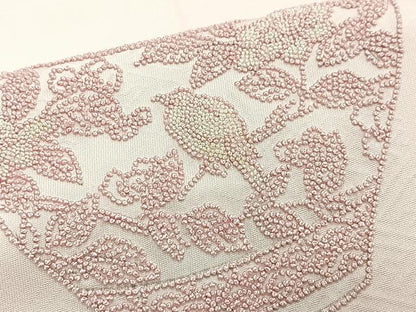 平和屋着物■中国三大刺繍　相良刺繍　総刺繍　訪問着　陶器文　正絹　逸品　CABJ8136xe