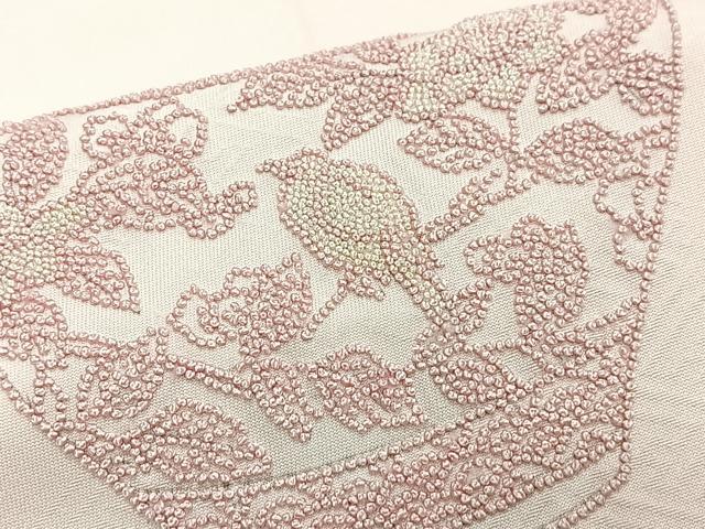 平和屋着物■中国三大刺繍　相良刺繍　総刺繍　訪問着　陶器文　正絹　逸品　CABJ8136xe