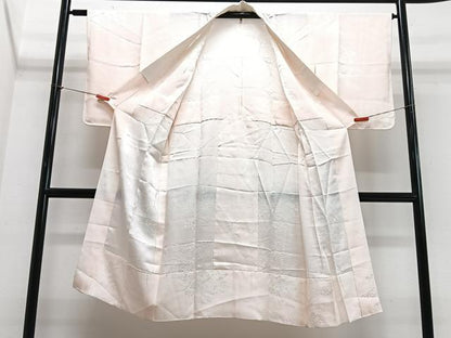 平和屋着物■長襦袢　無双仕立て　立波草花地紋　暈し染め　正絹　逸品　CABJ8141xe