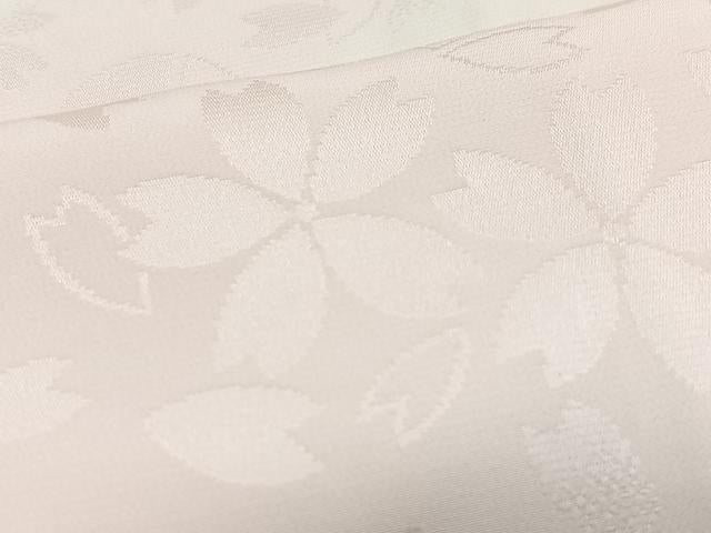 平和屋着物■長襦袢　袷　舞桜地紋　暈し染め　正絹　逸品　CABJ8143xe