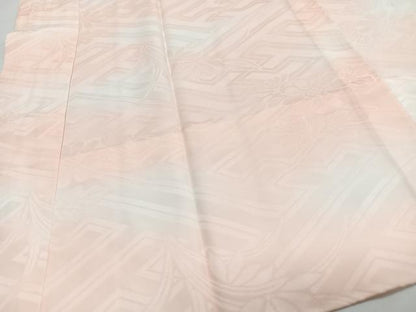 平和屋着物■長襦袢　無双仕立て　紗綾形花地紋　正絹　逸品　CABJ8145xe