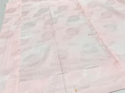 平和屋着物■長襦袢　無双仕立て　流水舞花地紋　洗える着物　CABJ8146xe
