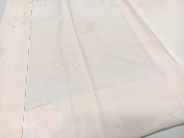 平和屋着物■長襦袢　無双仕立て　舞梅地紋　正絹　逸品　CABJ8148xe
