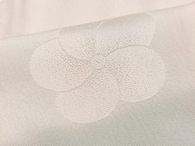 平和屋着物■長襦袢　無双仕立て　舞梅地紋　正絹　逸品　CABJ8148xe