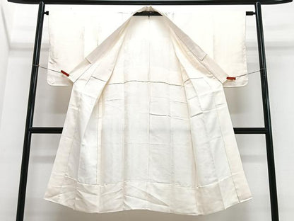 平和屋着物■長襦袢　無双仕立て　風景地紋　正絹　逸品　CABJ8150xe