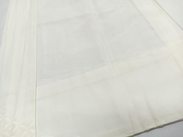 平和屋着物■長襦袢　無双仕立て　雲取り地紋　洗える着物　CABJ8153xe