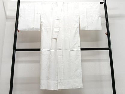 平和屋着物■長襦袢　無双仕立て　草花地紋　洗える着物　CABJ8154xe