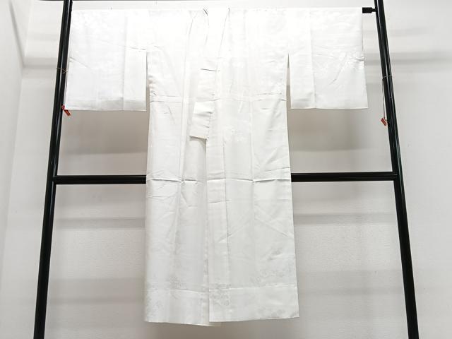 平和屋着物■長襦袢　無双仕立て　草花地紋　洗える着物　CABJ8154xe