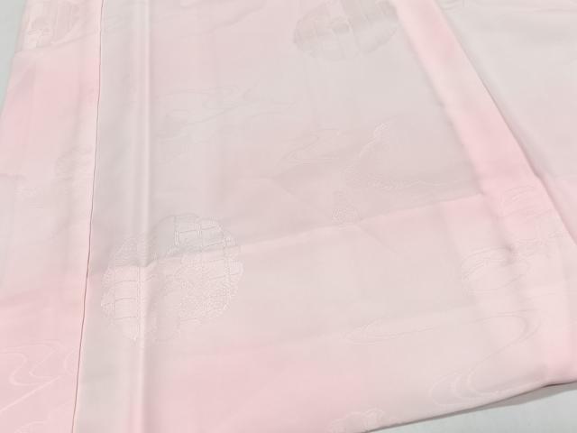 平和屋着物■長襦袢　無双仕立て　雪輪笹竹地紋　暈し染め　洗える着物　CABJ8159xe