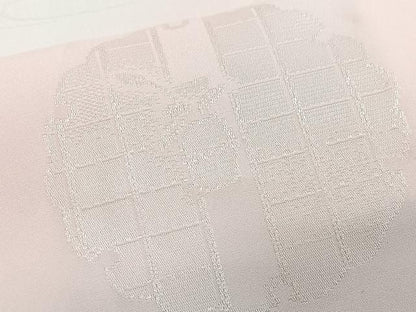 平和屋着物■長襦袢　無双仕立て　雪輪笹竹地紋　暈し染め　洗える着物　CABJ8159xe