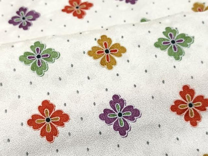 平和屋着物■上質な小紋　花尽くし　正絹　逸品　未使用　CABJ8160xe