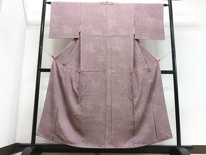 平和屋着物■江戸小紋　木村正夫　寄せ小紋柄　正絹　逸品　CABJ8163xe