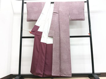 平和屋着物■江戸小紋　木村正夫　寄せ小紋柄　正絹　逸品　CABJ8163xe