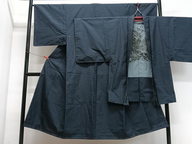 平和屋着物■男性　本場大島紬　アンサンブル　絣文様　正絹　逸品　未使用　CABJ8164xe