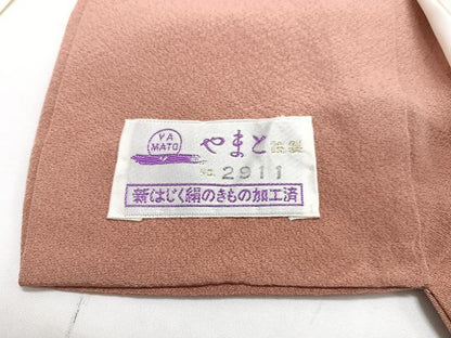 平和屋着物■豪華色留袖　駒刺繍　風景文　金彩　やまと誂製　正絹　逸品　CABJ8169xe