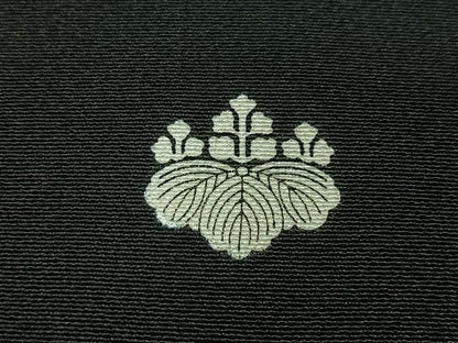 平和屋着物■豪華黒留袖　駒刺繍　束ね熨斗御所車花文　金彩　ロング丈　正絹　逸品　CABJ8171xe