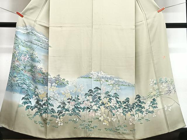 平和屋着物■豪華色留袖　作家物　風景文　暈し染め　正絹　逸品　CABJ8176xe