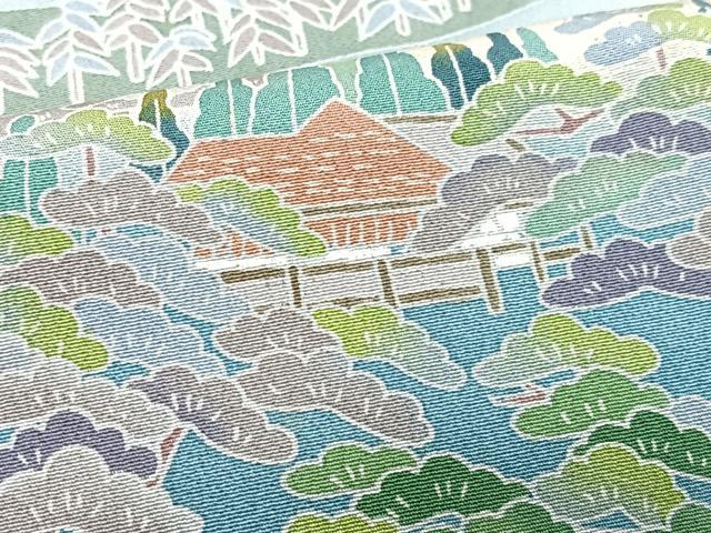 平和屋着物■豪華色留袖　作家物　風景文　暈し染め　正絹　逸品　CABJ8176xe