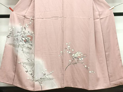 平和屋着物■訪問着　文箱枝花文　暈し染め　金彩　正絹　逸品　CABJ8196xe