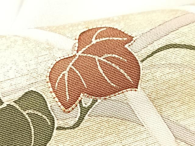 平和屋着物■豪華色留袖　駒刺繍　地紙花文　金彩　正絹　逸品　CABJ8200xe
