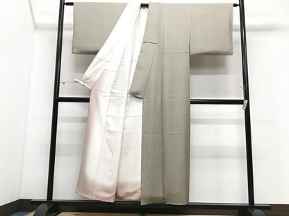 平和屋着物■江戸小紋　作家物　風景松文　暈し染め　正絹　逸品　CABJ8202xe