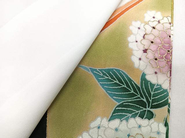 平和屋着物■豪華黒留袖　駒刺繍　花鳥文　金彩　正絹　逸品　CABJ8204xe