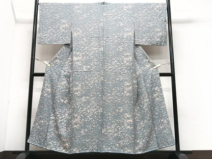 平和屋着物■上質な小紋　草花文　正絹　逸品　CABJ8211xe