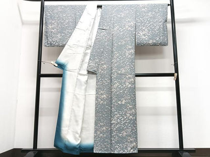 平和屋着物■上質な小紋　草花文　正絹　逸品　CABJ8211xe