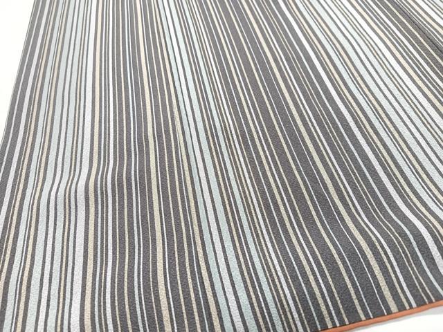 平和屋着物■上質な小紋　縞　正絹　逸品　CABJ8220xe