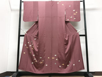 平和屋着物■訪問着　十二単　人物文　鈴乃屋扱い　正絹　逸品　CABJ8223xe