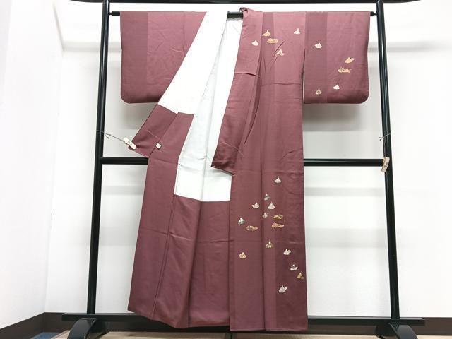 平和屋着物■訪問着　十二単　人物文　鈴乃屋扱い　正絹　逸品　CABJ8223xe
