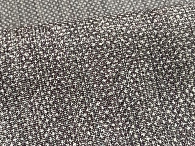 平和屋着物■上質な紬　絣文様　正絹　逸品　CABJ8236xe