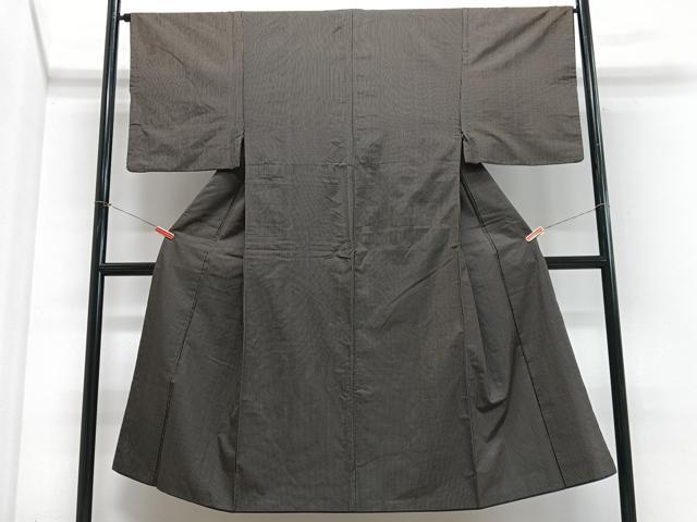 平和屋着物■男性　本場縞大島紬　間道　正絹　逸品　CABJ8245xe