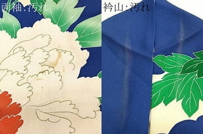 平和屋着物■豪華振袖　駒刺繍　牡丹　金彩　正絹　逸品　CABJ8248xe
