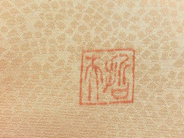 平和屋着物■上質な小紋　作家物　霞文　正絹　逸品　未使用　CABJ8263xe