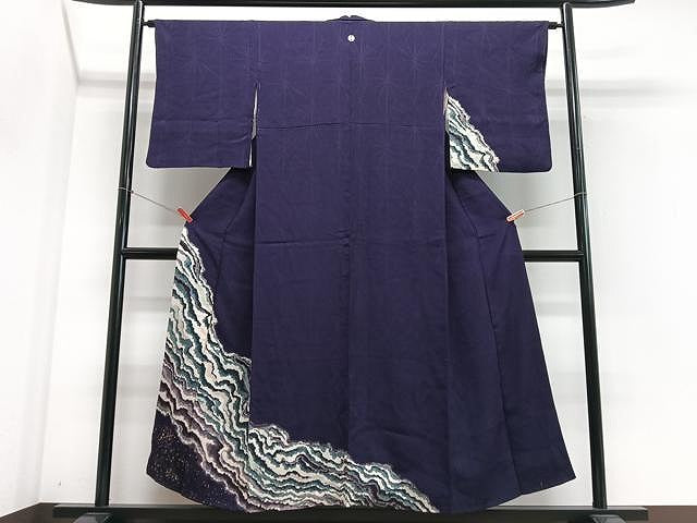 平和屋着物■訪問着　流水文　金彩　正絹　逸品　CABJ8267xe