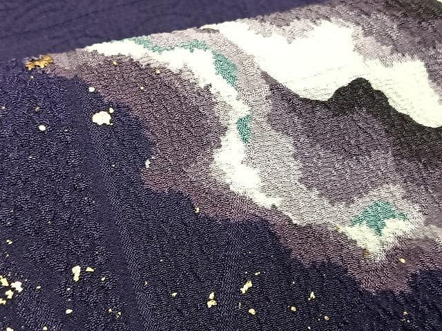 平和屋着物■訪問着　流水文　金彩　正絹　逸品　CABJ8267xe