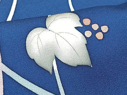 平和屋着物■上質な小紋　舞葉文　正絹　逸品　CABJ8286xe