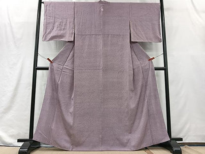 平和屋着物■江戸小紋　作家物　溢れ松葉文　正絹　逸品　CABJ8291xe