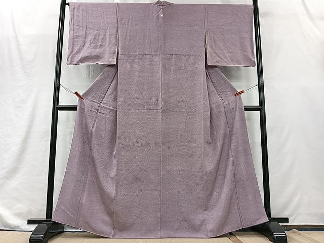 平和屋着物■江戸小紋　作家物　溢れ松葉文　正絹　逸品　CABJ8291xe