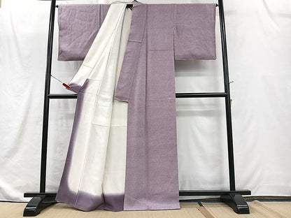 平和屋着物■江戸小紋　作家物　溢れ松葉文　正絹　逸品　CABJ8291xe