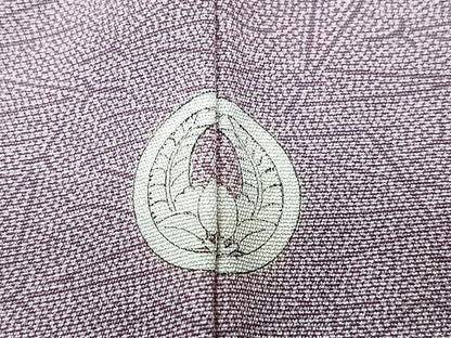 平和屋着物■江戸小紋　作家物　溢れ松葉文　正絹　逸品　CABJ8291xe