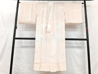 平和屋着物■長襦袢　無双仕立て　折鶴　　地紋　暈し染め　正絹　逸品　CABJ8295xe