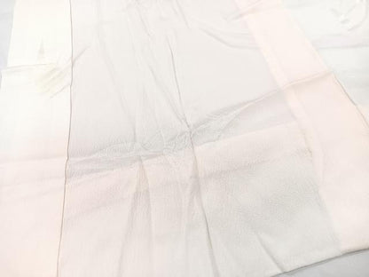 平和屋着物■長襦袢　無双仕立て　折鶴　　地紋　暈し染め　正絹　逸品　CABJ8295xe