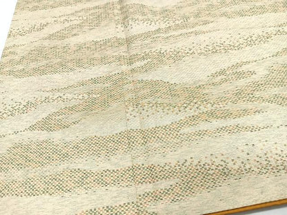 平和屋着物■上質な紬　霞文　正絹　逸品　CABJ8308xe